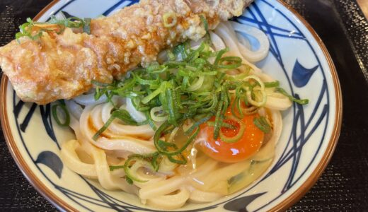 丸亀の釜玉うどん食べて血糖値測ってみた。